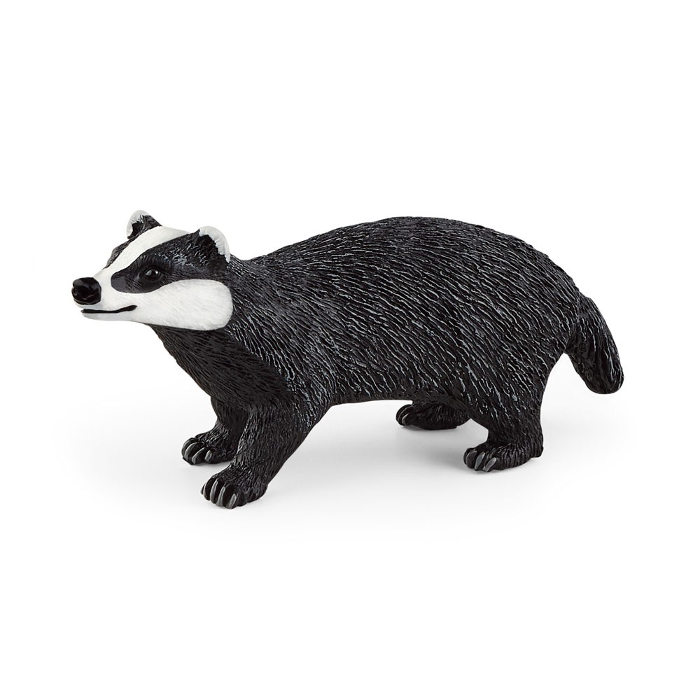 SCHLEICH Wild Life Badger Toy Figure BlackWhite 14842 2390₽