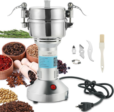 Electric Grain Mill Grinder High Speed Stainless Steel Pulverizer Mill Grinding