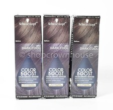 3 Schwarzkopf Color Boost Vibrancy Booster Hair Color DARK COOL