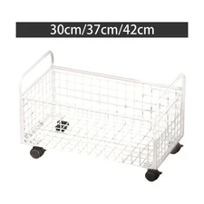 Rolling Book Cart Under Desk Storage Bin for Schoolbag Daily Items Snack