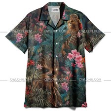 Star Wars Chewbacca Secret Tropical Summer Night Hawaiian Shirt Oh Tropical