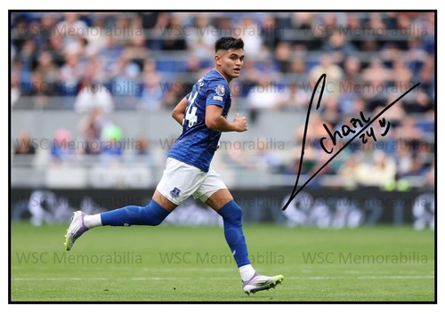 11332. Carlos Alcaraz Signed Pictures (A4 Prints) Everton Southampton Juve etc.