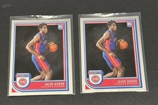2022-23 Panini NBA Hoops - Rookies Jalen Duren #243 (RC) Lot 2 Detroit Pistons