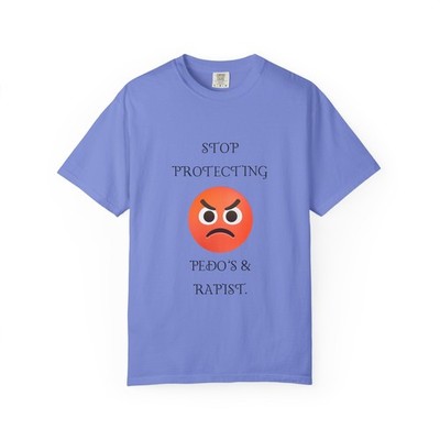 Stop Protecting Emoji Angry Face T-Shirt