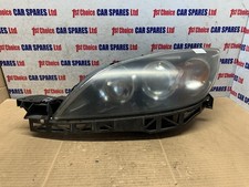 MAZDA 3 MK1 BK 2008 LADO DEL PASAJERO HALÓGENO LUZ DE CABEZA LÁMPARA