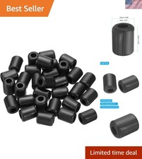 5mm ID x 10mm OD Plastic Sink Rack Feet - Set of 30 for Kitchen Protection
