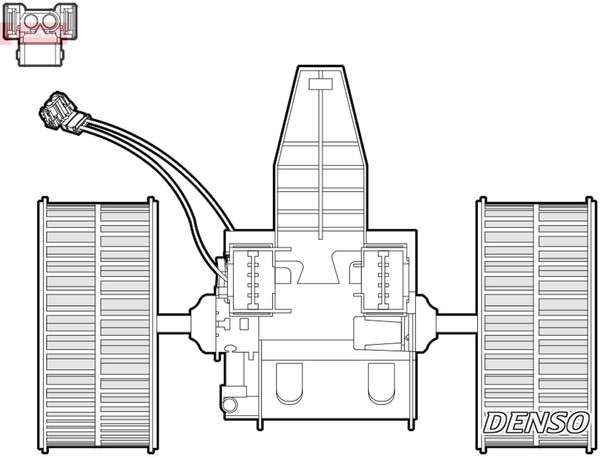InnenraumgebläSe Denso DEA05009 FüR E63 E61 E64 E60 BMW 12V 5Er Touring 6Er 520-image