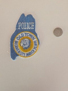 Vintage Old Town Maine Police Patch