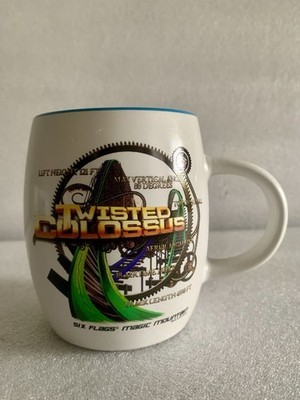 Six Flags Magic Mountain Mug - Twisted Colossus - Rollercoaster - Theme Park