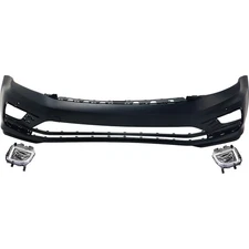 Bumper Cover Fascia Kit For 2016-2017 Volkswagen Jetta Front Park Assist Holes
