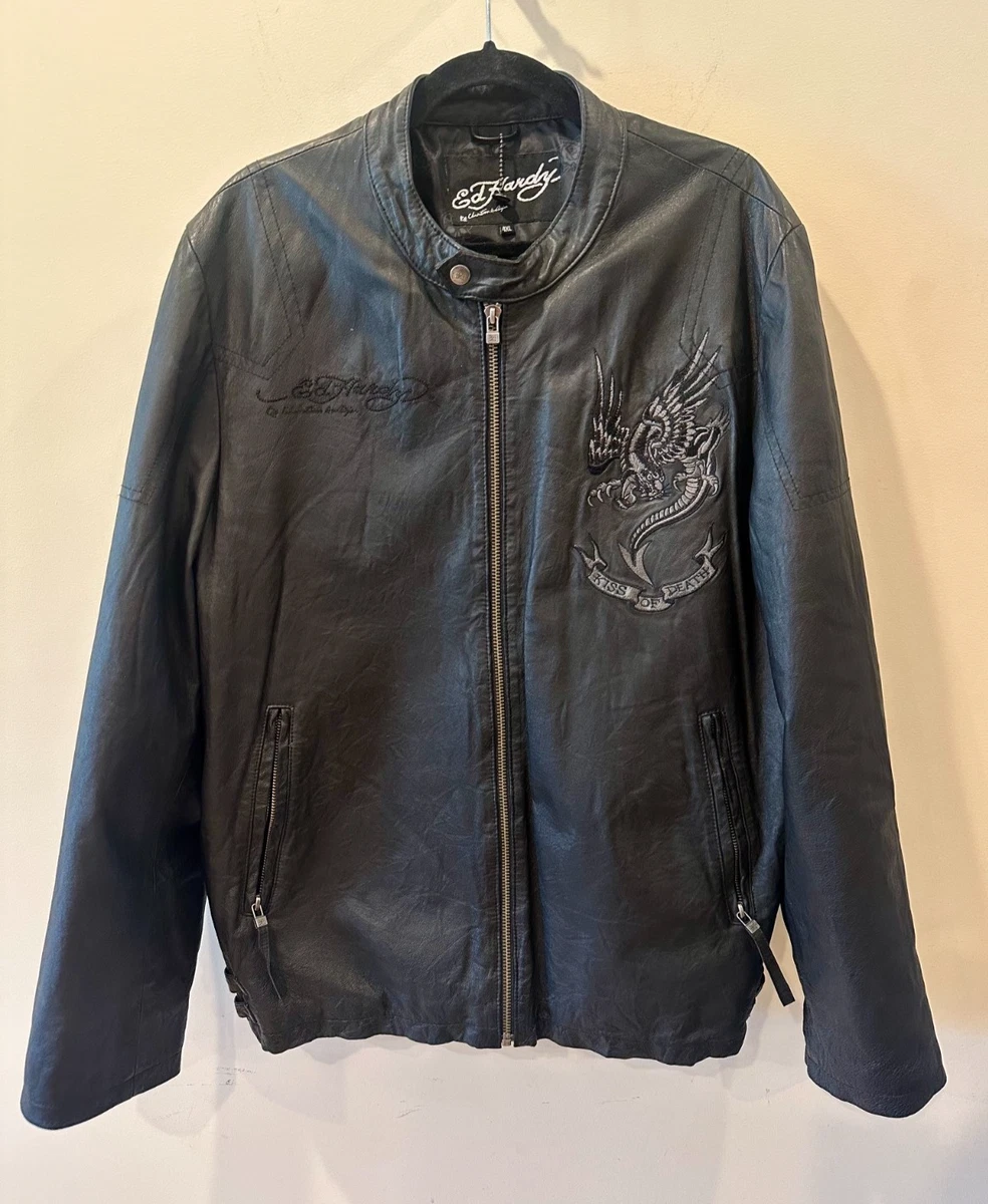 Ed Hardy Leather Jacket products for sale | eBay