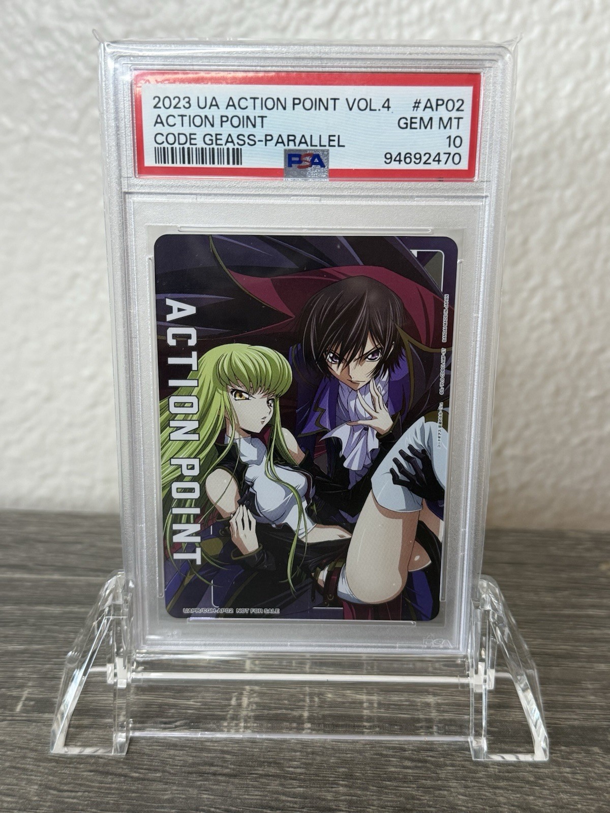PSA 10 Lelouch C.C. Special Set Action Point Code Geass Union Arena