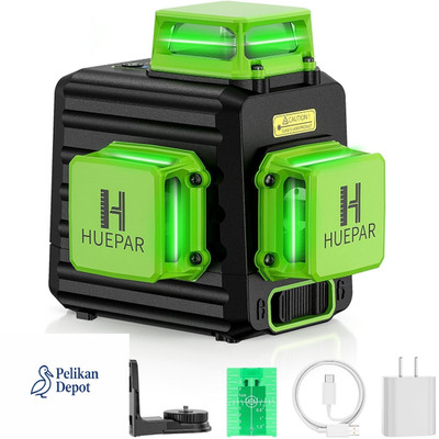 Kreuzlinienlaser Huepar 3x360 12 Linien Selbst