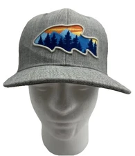 Bass Pro Shop Local Crowns Mesh Snap Back Hat Fish
