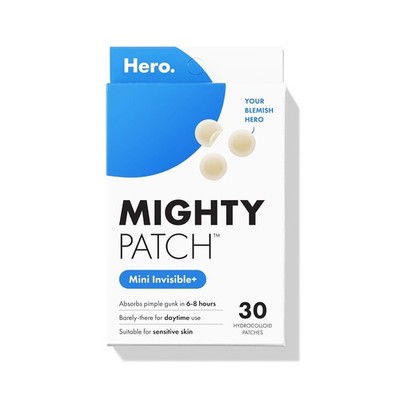 Invisible daytime acne spot patches