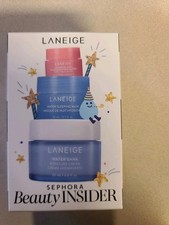NIB LANEIGE Travel Mini Set-Water Bank Lip Sleeping Mask Cream Skin Moisturizer