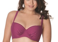 Curvy Kate CS3511 Jetty Balcony / Balconette Bikini Top in Berry