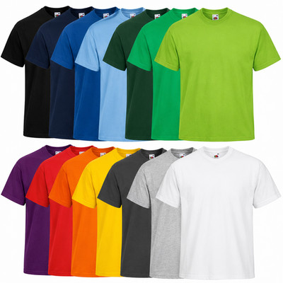 Fruit of the Loom T-Shirt Kinder Original T Kids Tshirt Kurzam Rundhals Sommer