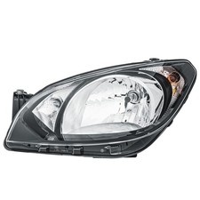 1x Hella Hauptscheinwerfer H4 Links passend für Skoda Citigo NF1 1.0 CNG