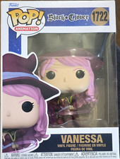 Funko Pop! Vinyl Black Clover Vanessa #1722 Animation Pink Purple Vinyl Figure