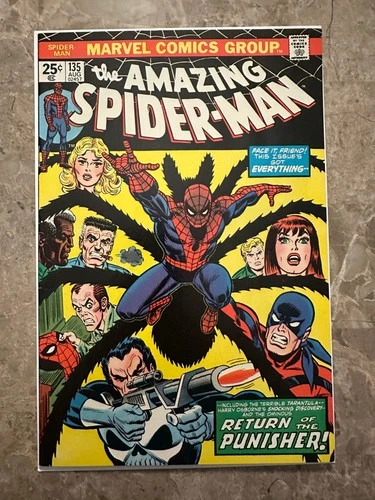 Amazing Spider-Man #135 VF 8.0 (Marvel Comics 1974) - 2nd Punisher