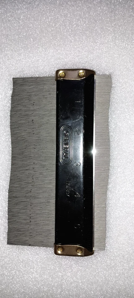 Vintage General Tools Contour Gauge 837 Stainless Steel Pins Used - Image 3 of 3
