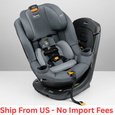 NEW Chicco Fit360 ClearTex Rotating Convertible Car Seat - Titanium, Free Ship