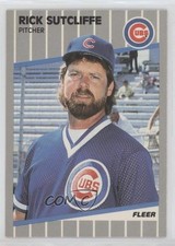 1989 Fleer Rick Sutcliffe #439 xm0