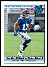 Wan'Dale Robinson 2022 Panini Instant Rated Rookie Retro #RR15 RC NY Giants