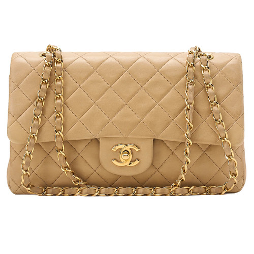Chanel Lambskin Matelasse 25cm W Flap Chain Shoulder Bag High r0_0912
