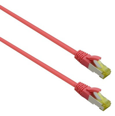 Helos Ultra Flex Patch Cable S/FTP Cat 6a TPE Red 25.0 m