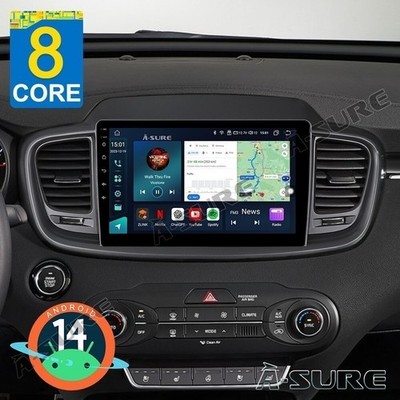 8-Core 4+64GB Android 14 Autoradio CarPlay Navi Für KIA SORENTO III UM 2015-2020