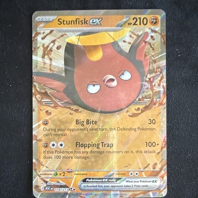The Pokémon Company Stunfisk ex 114/217 Astral Radiance Holo Double Rare 210HP