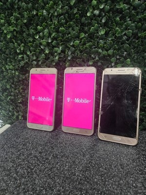 Samsung Galaxy J7 Prime SM-J727T   16GB   Black   Broken Screen   For Parts Only