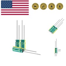 10-Pack 50V 22uF Quality Low ESR Electrolytic Capacitors 5x11mm 0.2x0.43in, ...