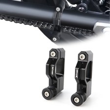 Adaptadores de carrete de aluminio para moto negro aptos para Honda Rebel 300/500 2017-2023