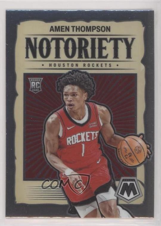 2023-24 Panini Mosaic Notoriety Amen Thompson #7 y0g