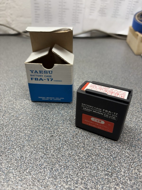 Yeasu FBA-17 Battery Case For FT 411, 470, 23R, 43R, 73R, 811, Ect NIB/NOS