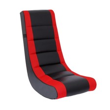 Classic Video Rocker Floor Gaming Chair, Kids and Teens, PU Faux Leather