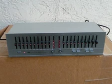 Vintage BSR EQ 110X Dual 10 Band Stereo Equalizer w LED Level Meters