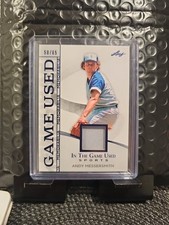 2026 Leaf In The Game GAME USED PATCH ANDY MESSERSMITH 58/65