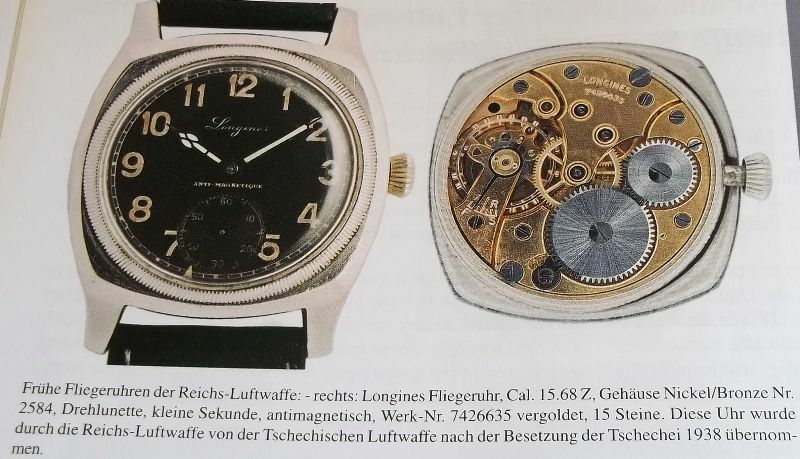 Zweiter Weltkrieg Alte Fliegeruhr Tutima Chronograph Tutima Urofa