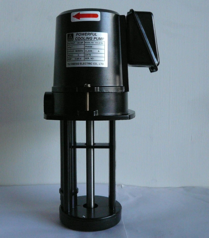 1/8 HP Machinery Coolant Pump 150 mm 6",1 Phase 120V, 3/8" NPT, Lathe Drill Saw - Image 4 of 4