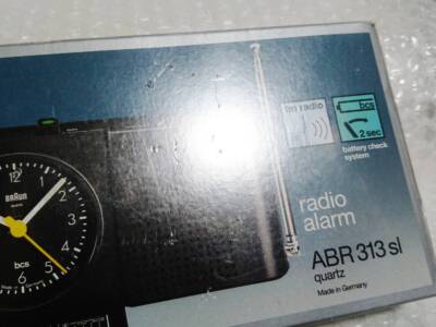 Radio Braun ABR313sl w/Alarm clock w/Box quarts Germany from Radio Braun ABR313sl w/Alarm clock w/Box quarts Germany from