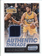 DANILO GALLINARI  2016/17 PANINI AUTHENTIC THREADS GAME USED WORN JERSEY  AH3937