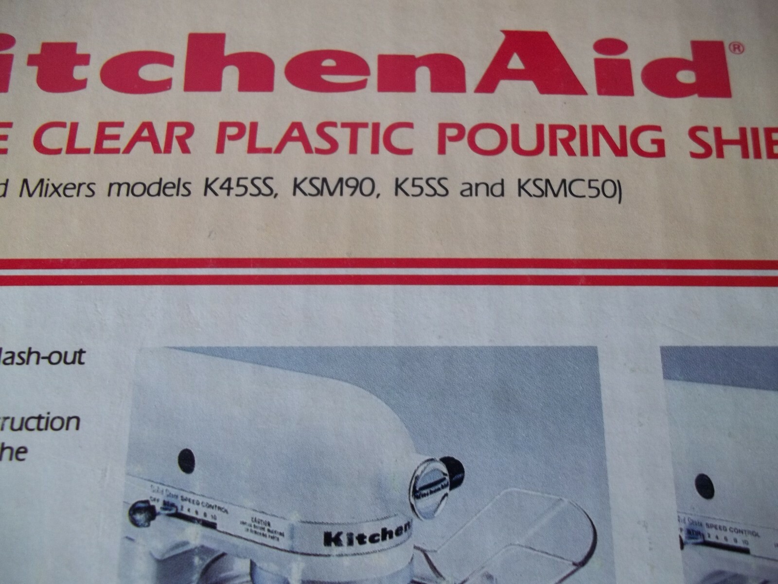 KitchenAid 2 Piece Pouring Shield Clear KPS2CL 50946968193 eBay