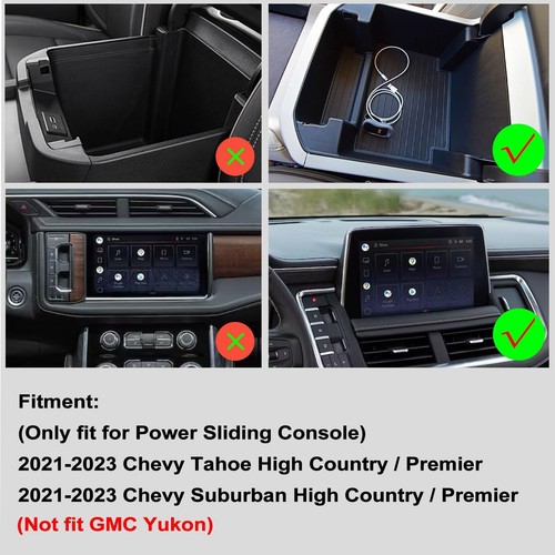 Neepiar 2 Piece Center Console Organizer NP-YuKon-FS+YBT-DD - Foto 5 di 6