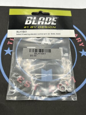 Blade. BLH1641 5x8x2.5 bearing elevator control arm (2): B450, B400