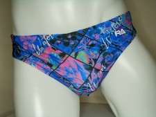 New Brand RA Made in Japan Swim Tropical Floral Blue Pink Briefs Size 30' - 33'