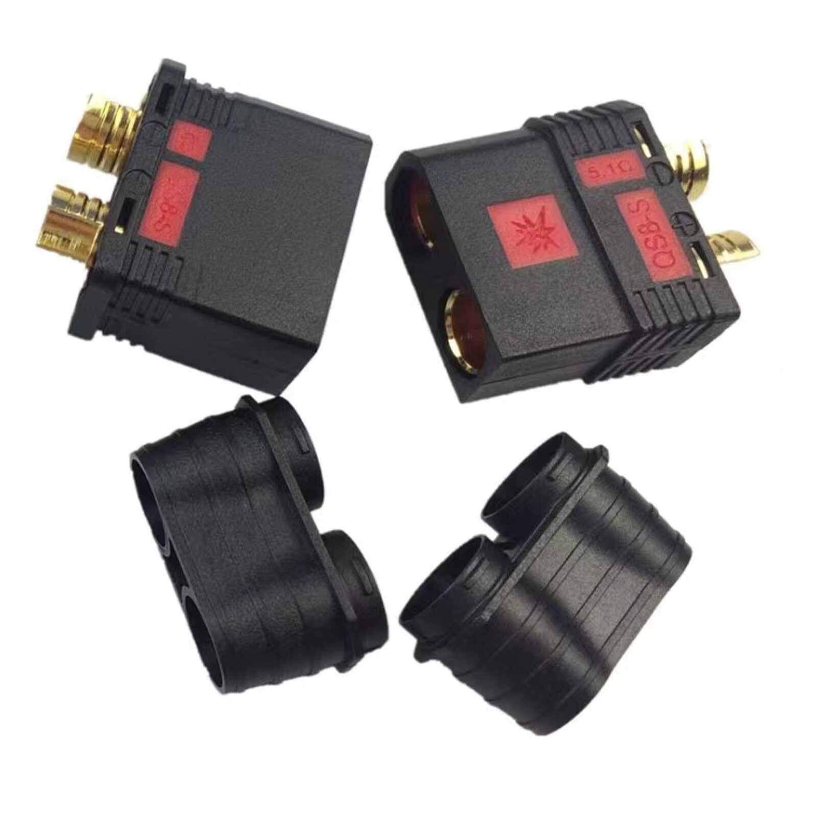 450V 120A QS8 Male+Female Plug Anti-Spark Connector for RC Model Lipo Battery